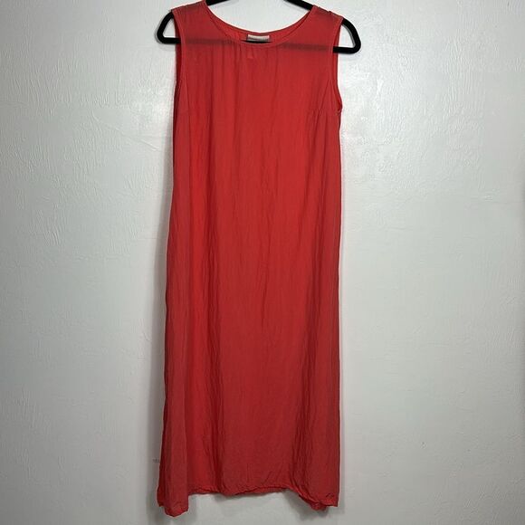 2/$25 Coldwater Creek Rayon Sleeveless A-line Maxi Dress Size M - Picture 2 of 10